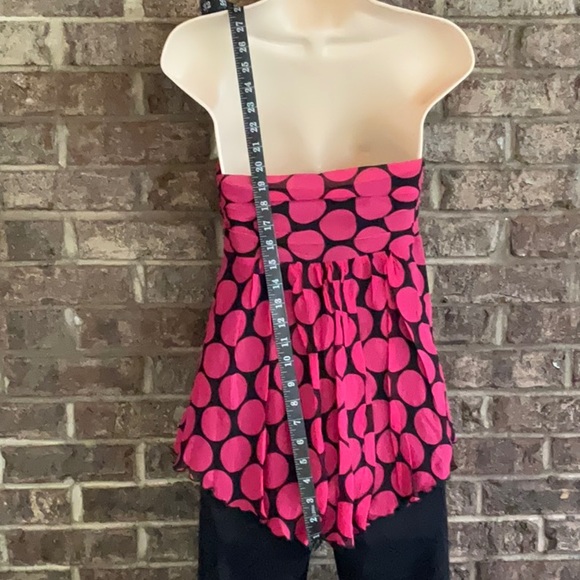 4👗👚🩳🩱👖X 20 Express strapless top with low asymmetrical - Picture 2 of 7